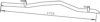 VW 2D0253681D Exhaust Pipe